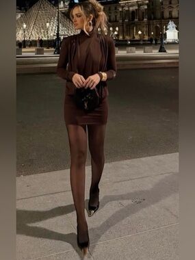 Viral NWT ZARA COMBINATION DRESS 
🚨firm price no discount this dress